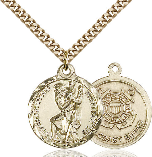 Saint Christopher Coast Guard Pendant