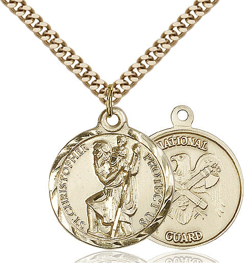 Saint Christopher National Guard Pendant