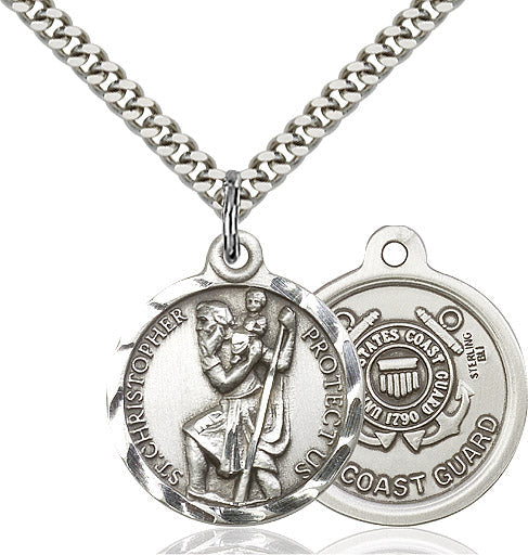 Saint Christopher Coast Guard Pendant