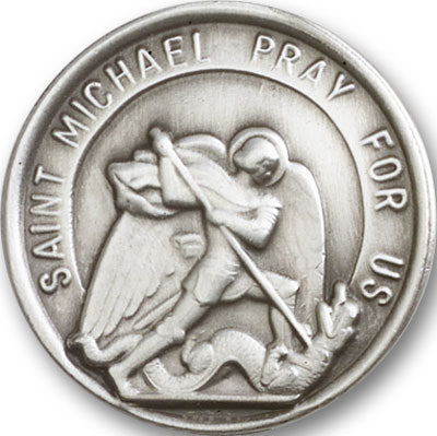 Saint Michael the Archangel Visor Clip