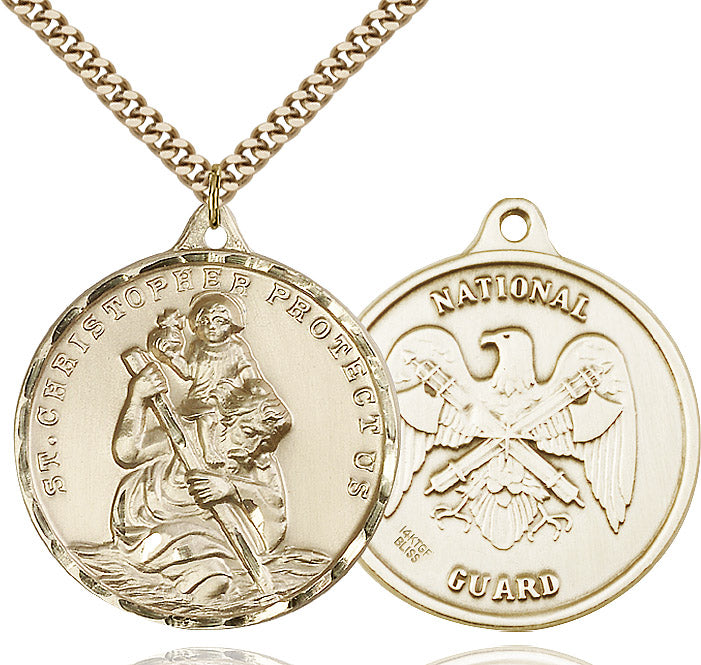 Saint Christopher National Guard Pendant