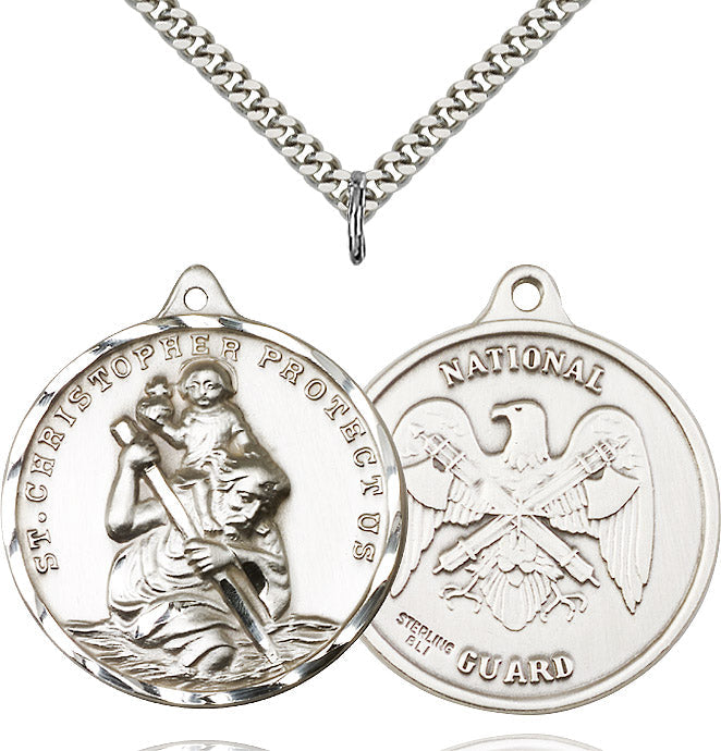 Saint Christopher National Guard Pendant