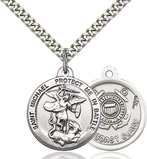 Saint Michael Coast Guard Pendant