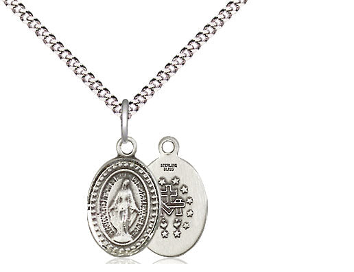 Sterling Silver Miraculous Pendant