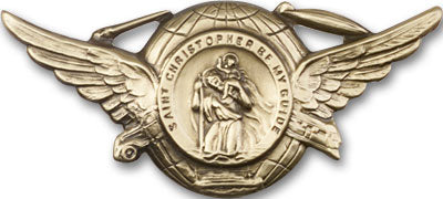 Saint Christopher Visor Clip