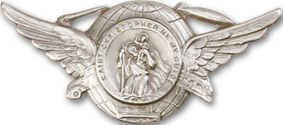 Saint Christopher Visor Clip