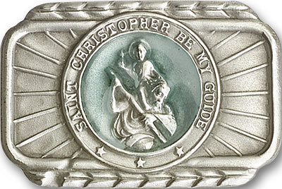 Saint Christopher Visor Clip