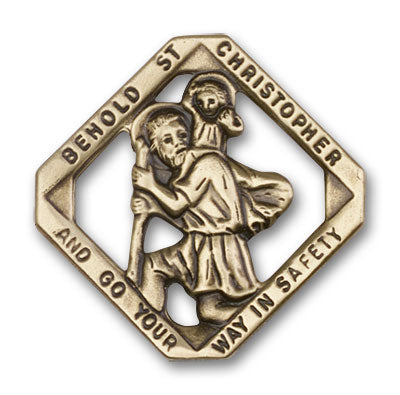 Saint Christopher Visor Clip