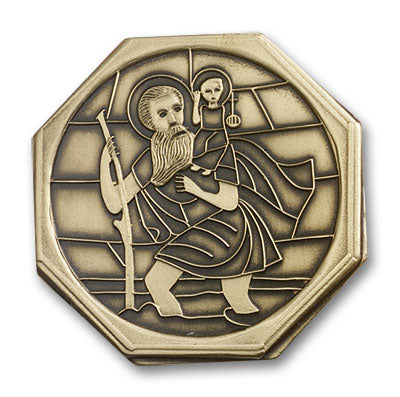 Saint Christopher Visor Clip