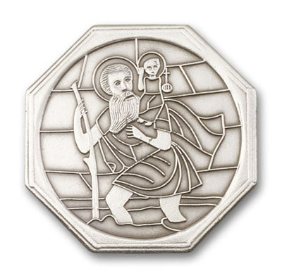 Saint Christopher Visor Clip