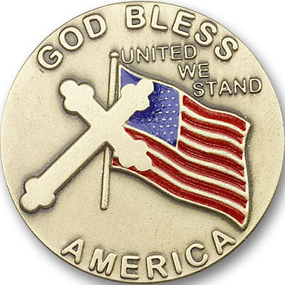 God Bless America Visor Clip