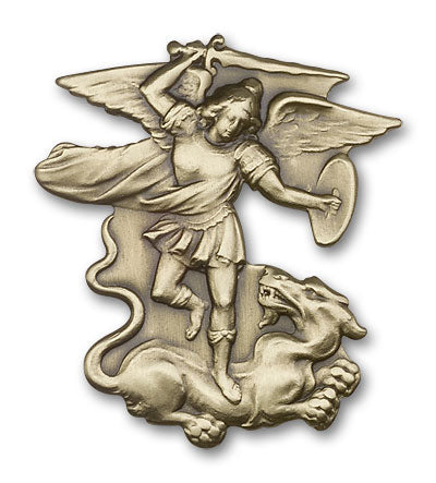 Saint Michael the Archangel Visor Clip