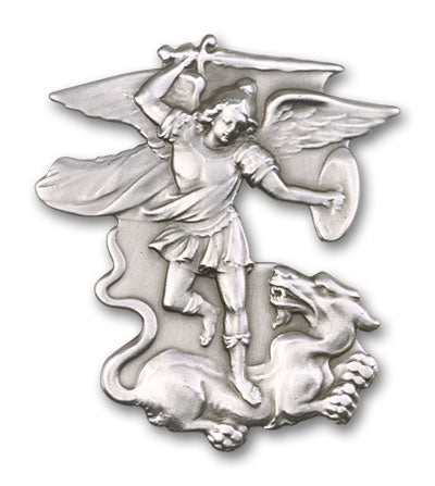 Saint Michael the Archangel Visor Clip