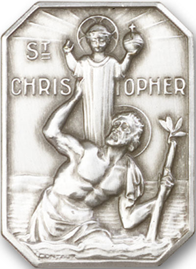 Saint Christopher Visor Clip
