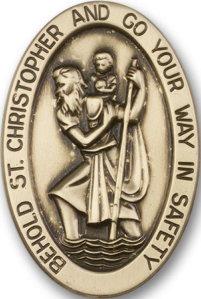 Saint Christopher Visor Clip