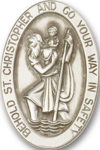 Saint Christopher Visor Clip