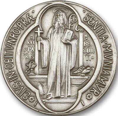 Saint Benedict Visor Clip