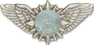 St Michael Wings Visor Clip