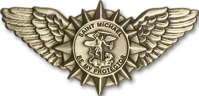 St Michael Wings Visor Clip