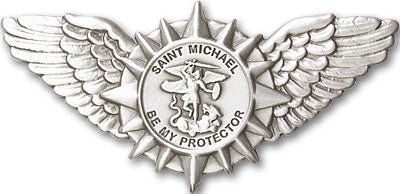 St Michael Wings Visor Clip