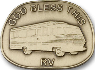 God Bless This Rv Visor Clip