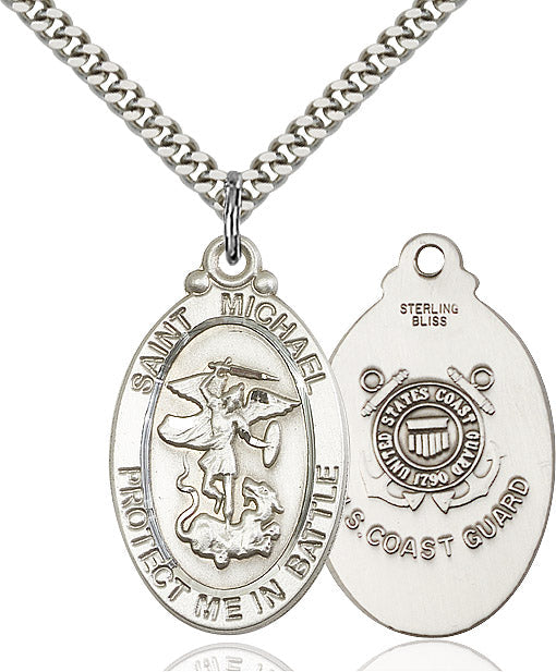 Saint Michael Guardian Angel Coast Guard Pendant
