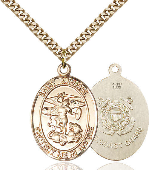 Saint Michael Coast Guard Pendant