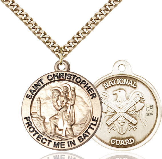 Saint Christopher National Guard Pendant