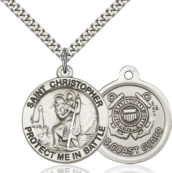 Saint Christopher Coast Guard Pendant
