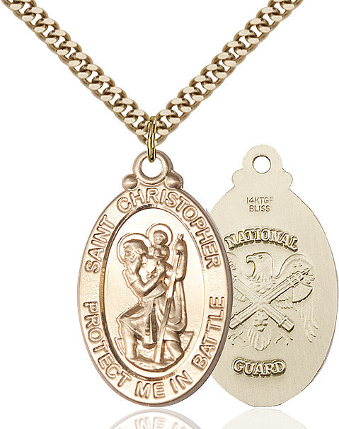 Saint Christopher National Guard Pendant