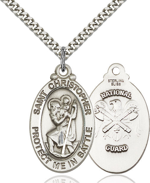 Saint Christopher National Guard Pendant