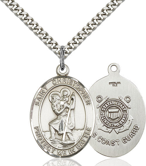 Saint Christopher Coast Guard Pendant