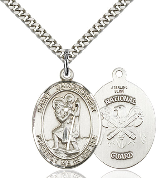Saint Christopher National Guard Pendant