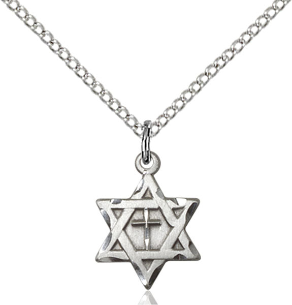 Star of David w/ Cross Pendant