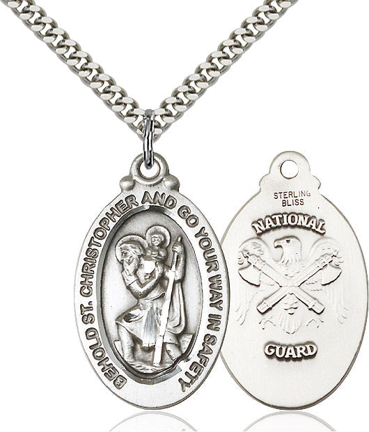 Saint Christopher National Guard Pendant