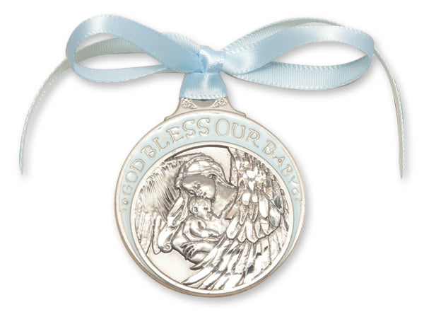 Baby w/Angel Crib Medal