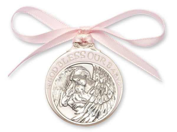 Baby w/Angel Crib Medal