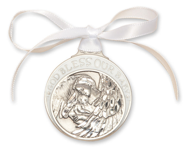 Baby w/Angel Crib Medal