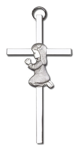 Praying Girl Wall Cross