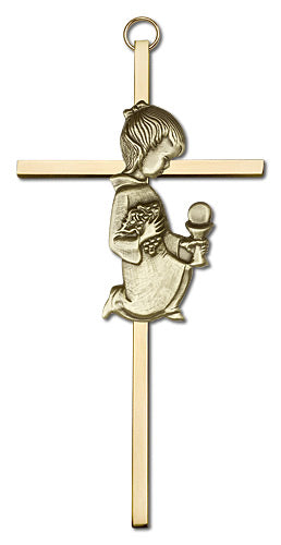 Communion Girl Wall Cross