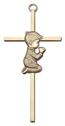 Praying Boy Wall Cross