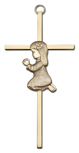 Praying Girl Wall Cross