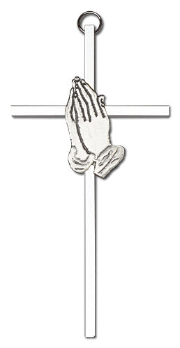 Praying Hands Cross Wall Cross