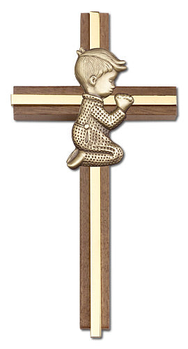 Praying Boy Wall Cross