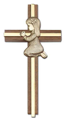 Praying Girl Wall Cross