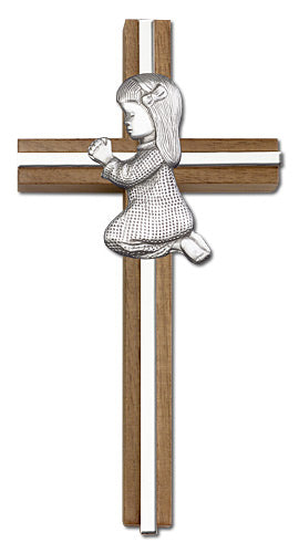 Praying Girl Wall Cross