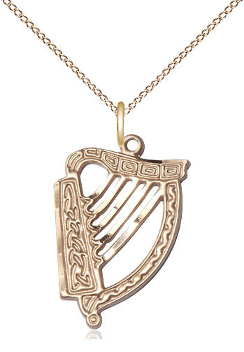 Irish Harp Pendant