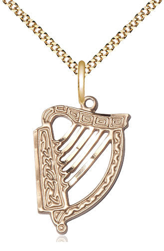 Irish Harp Pendant