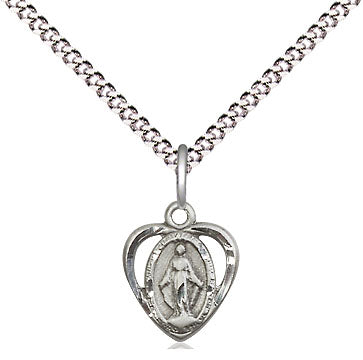 Sterling Silver Miraculous Pendant