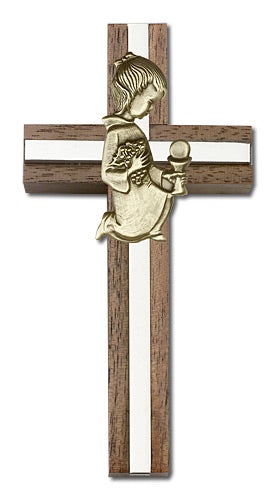 Communion Girl Wall Cross